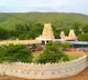 Drone flies over Mahananadi Temple