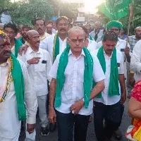 Nandamuri Ramakrishna supports Amaravathi farmers Maha Padayatra