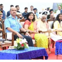 airforce chandigarh air show president draupadi murmu haryana governor bandaru dattatreya