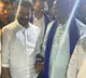 tpcc chief revanth reddy shakes hands with bsp leader rs praveen kumar in munugode bypoll campaign