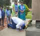 bsp candidate shankarachary starts to file nomination with huge convoy