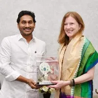 US Consulate General Jennifer Larson metts ap cm ys jagan