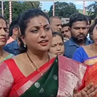 Roja question Pawan Kalyan tour in Vizag