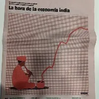 Spain daily displays snake charmer caricature to featuring Indian economical development caused criticism