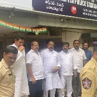 ap police arrests exminister pitani satyanarayana and others