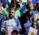 north andhra jac stage agitation with playcards which says goback pawan