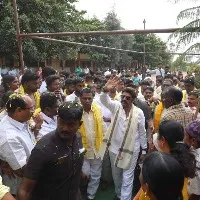Balakrishna visits flood hit areas in Hindupur
