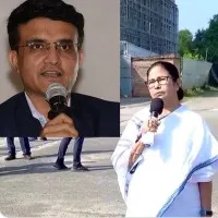 Mamata Banarjee came into support for Sourav Ganguly