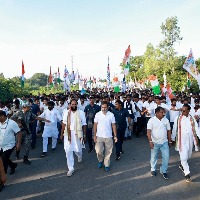 Rahul-led Bharat Jodo Yatra enters Andhra Pradesh