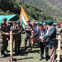 Army celebrating diamond jubilee of battle of Walong with China