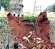 mysore palace compound wall collapsed due to rains