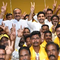 More than 100 YSRCP followers of Tanuku joins TDP in presence of Nara Lokesh