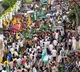 ap police stops amaravati farmers yatra in konaseema district