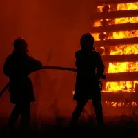Kuppam Amazon delivery store caught in fire