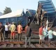 People flee as engine drags wagon of derailed goods train at high speed in Bihar Here is the video