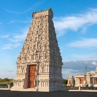 Gateway Tower of largest Hindu temple in North Carolina unveiled
