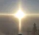 Beautiful sun halo shows over a mountain in Sweden Video will leave you stunned