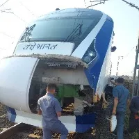 Vande Bharat train hits bull this time