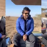 Ram Charan travels to Tanzania with wife Upasana drives open jeep and cooks meal outdoors
