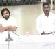 Pawan Kalyan attends to Janasena PAC meeting in Mangalagiri