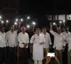 janasena pac chairman nadendla manohar meeting with ippatam villagers in cell phone torch light