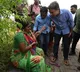 ktr stops on on road and gives lift to road accident couple in his convoy