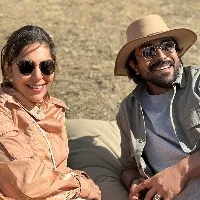Charan and Upasana on Vecation