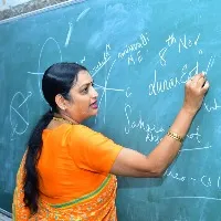 AP Minister Ushasri Charan turns into teacher
