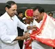 munugode new mla prabhakar reddy mmets kcr in pragathi bhavan