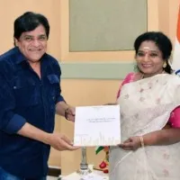 Actor Ali meets Governor Tamilisai