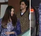 Aishwarya Rai Abhishek Bachchan twin in blue at Sonali Bendre wedding anniversary party at home