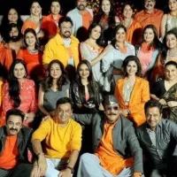 Chiranjeevi Meenakshi Sheshadri Anil Kapoor Tina Ambani Venkatesh party together at Jackie Shroffs home See pics