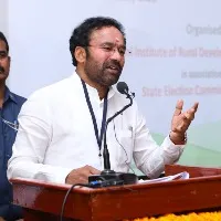 Kishan Reddy visits MP Aravind house