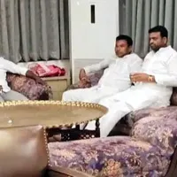4 TRS MLAs Coming Out from Pragathi Bhavan Today