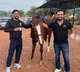 Dhoni hosts Kedar Jadhav at his farm
