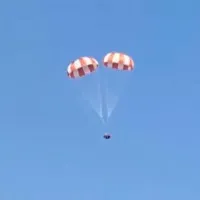 Gaganyaan Isro tests parachutes that will bring astronauts to Earth from space