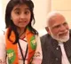Thought he was my grandpa Young girl who praised BJP with PM Modi by her side