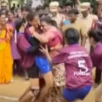 Minister Roja fell down while playing Kabaddi