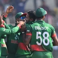 Team India bundled out for 186 runs against Bangladesh