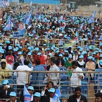 As thousands of supporters join the JAC and YSRCP for Rayalaseema garjana, the fight for judicial capital gains momentum