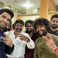 Balakrishna watch Hit2 movie with his son Mokshagna