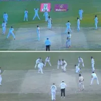 All 11 England players surround Pakistan batters in Rawalpindi Test