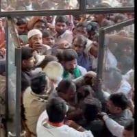 Revanth Reddy posts protest of people against Dharari App