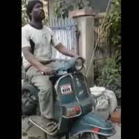 Anand Mahindra gives shoutout to construction worker who turned scooter into electric pulley