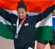 Mirabai Chanu clinches silver at World Cships despite wrist issue