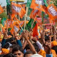 Celbration at Gujarat BJP office