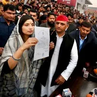 Akilesh Yadav wife Dimple Yadav secured huge victory in Mainpuri parliamentary by election