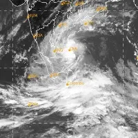 Mandouse weakened into cyclonic storm
