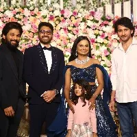 Tollywood stars attends Neelima Guna wedding reception