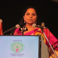 Kavitha fires on BJP